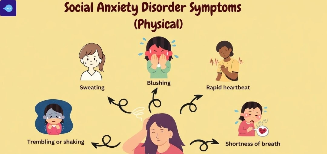 Social anxiety symptoms