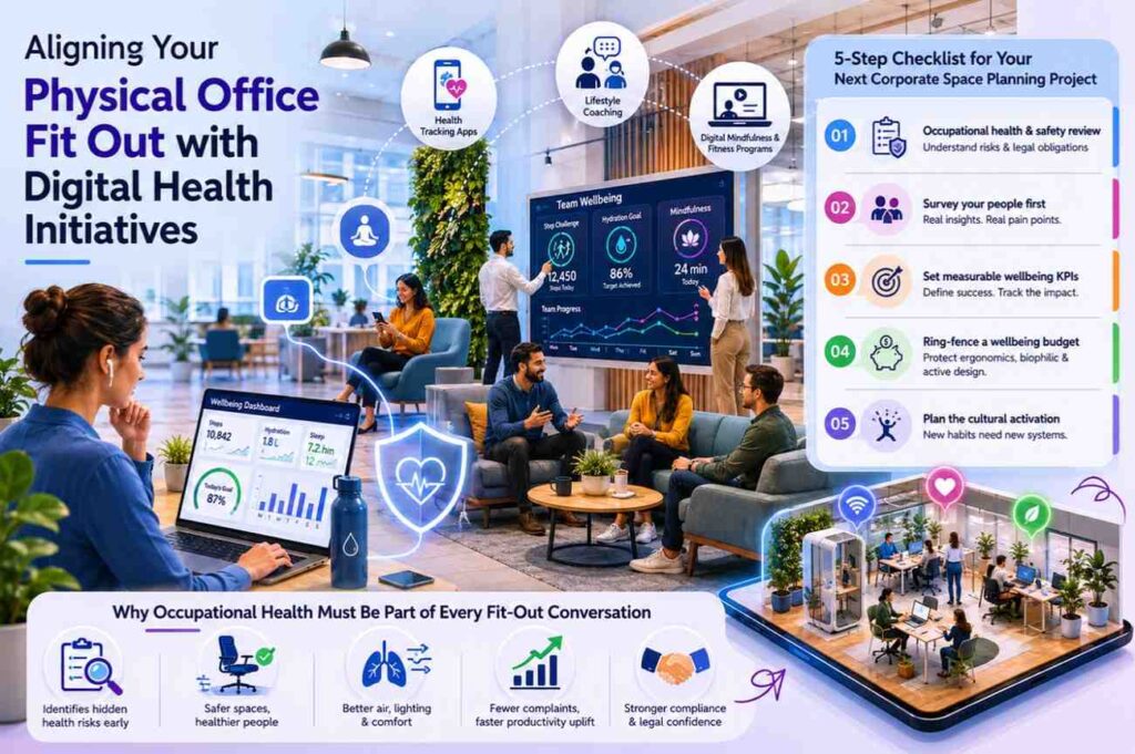 Aligning Your Physical Office Fit Out with Digital Health Initiatives
